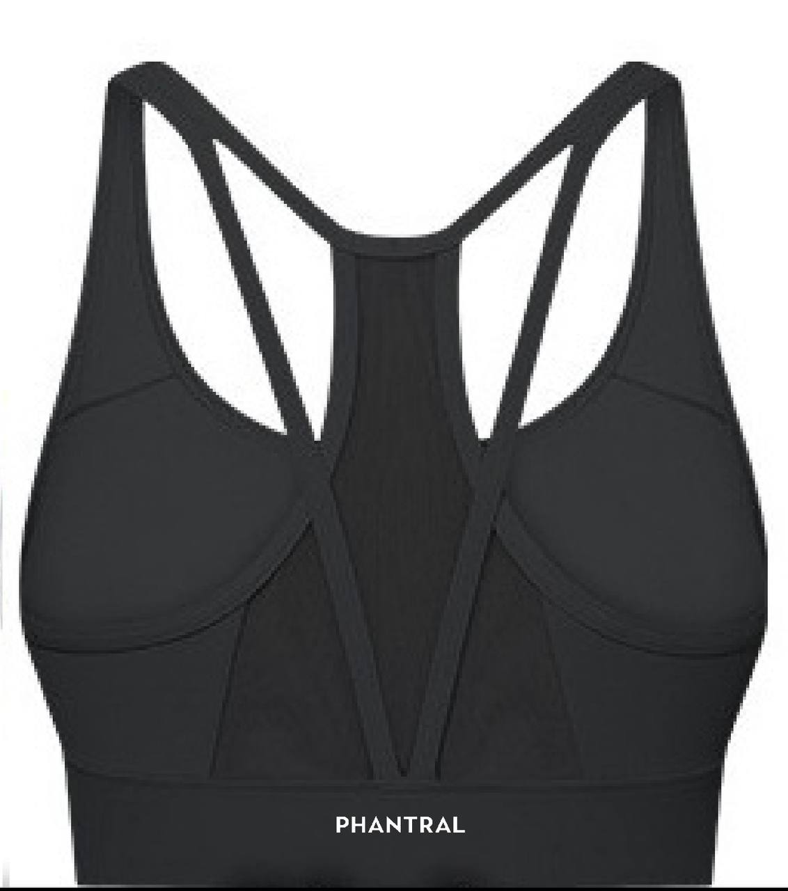 Mesh racerback sports bra